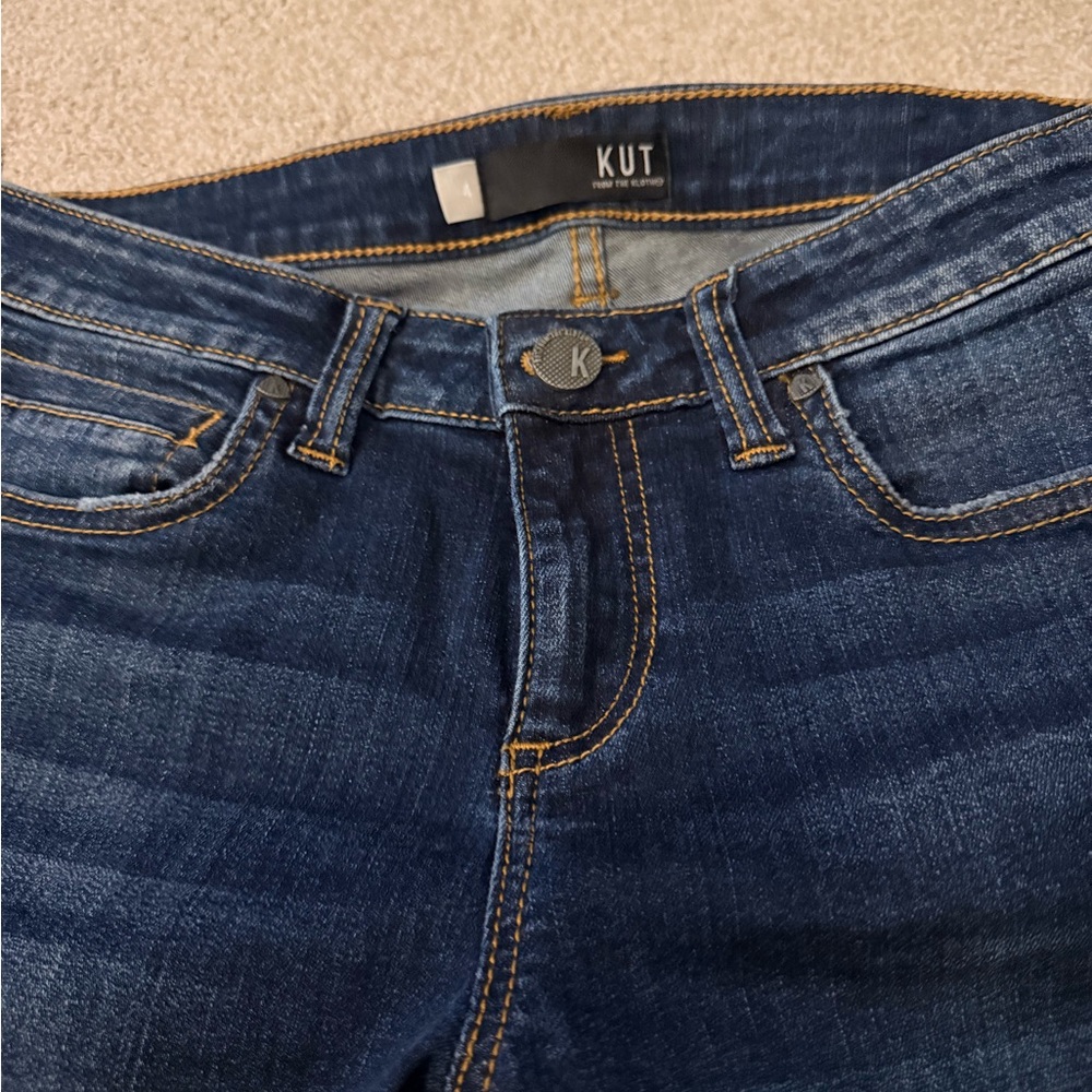 Kut from the Kloth skinny Jeans indigo, NWOT, size 4, 32”L